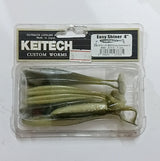 (Stock Clearance) Keitech Easy Shiner 4 inch Custom Worms | 7 Tails per pack