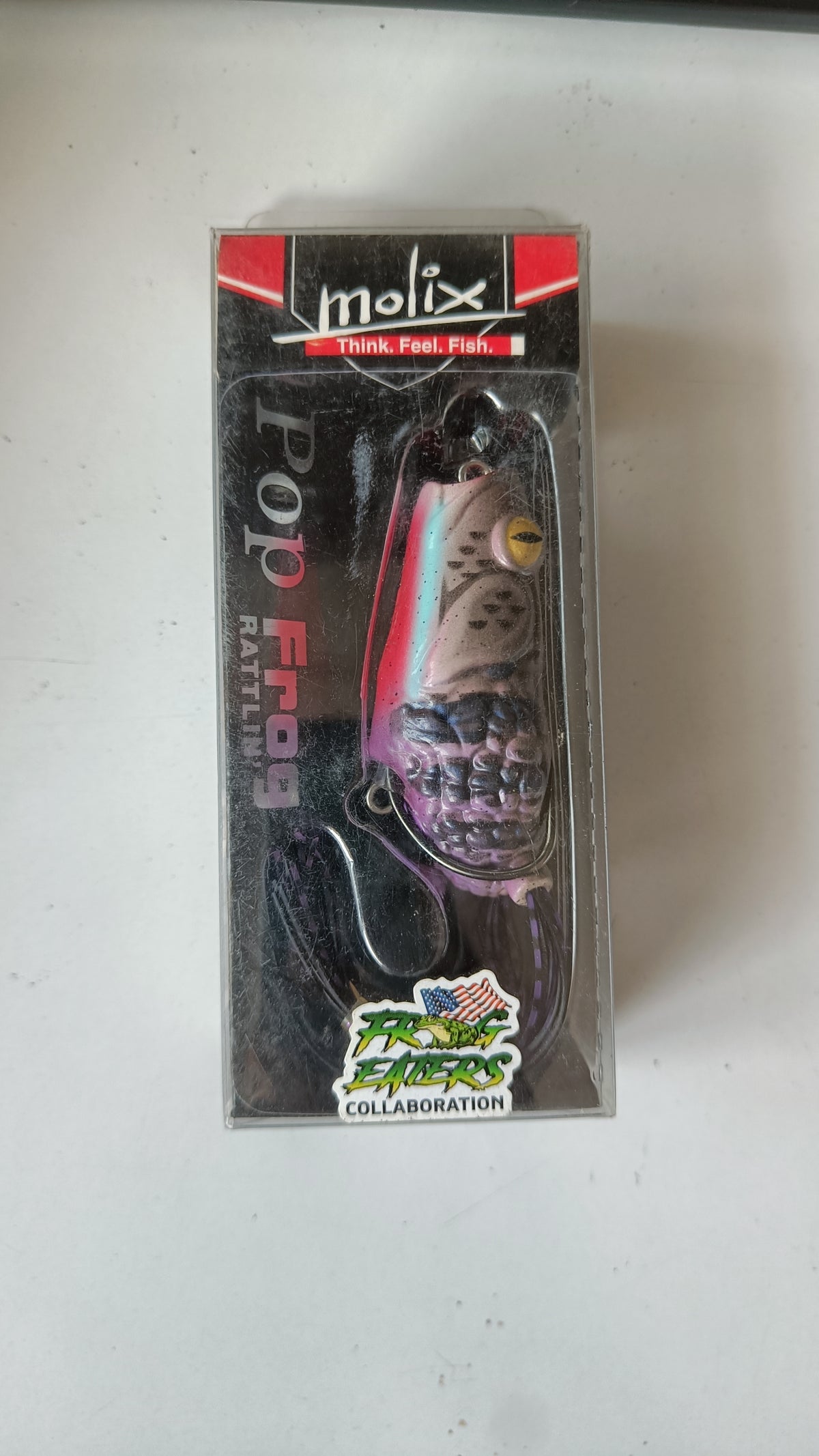 (Stock Clearance)  Molix Rattlin' Pop Frog | Size: 6.5cm | 18g