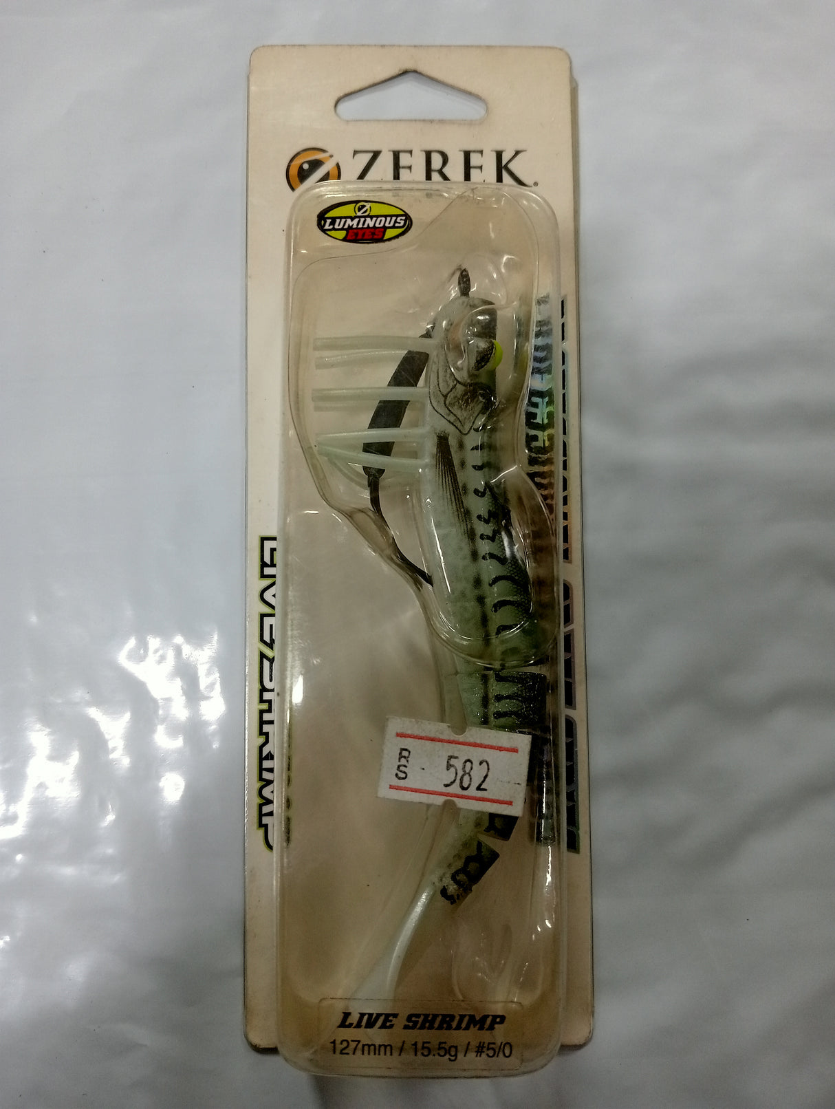 (Stock Clearance)Zerek Live Shrimp |127mm|15.5g|#5/0  Shrimp  Zerek  Cabral Outdoors  