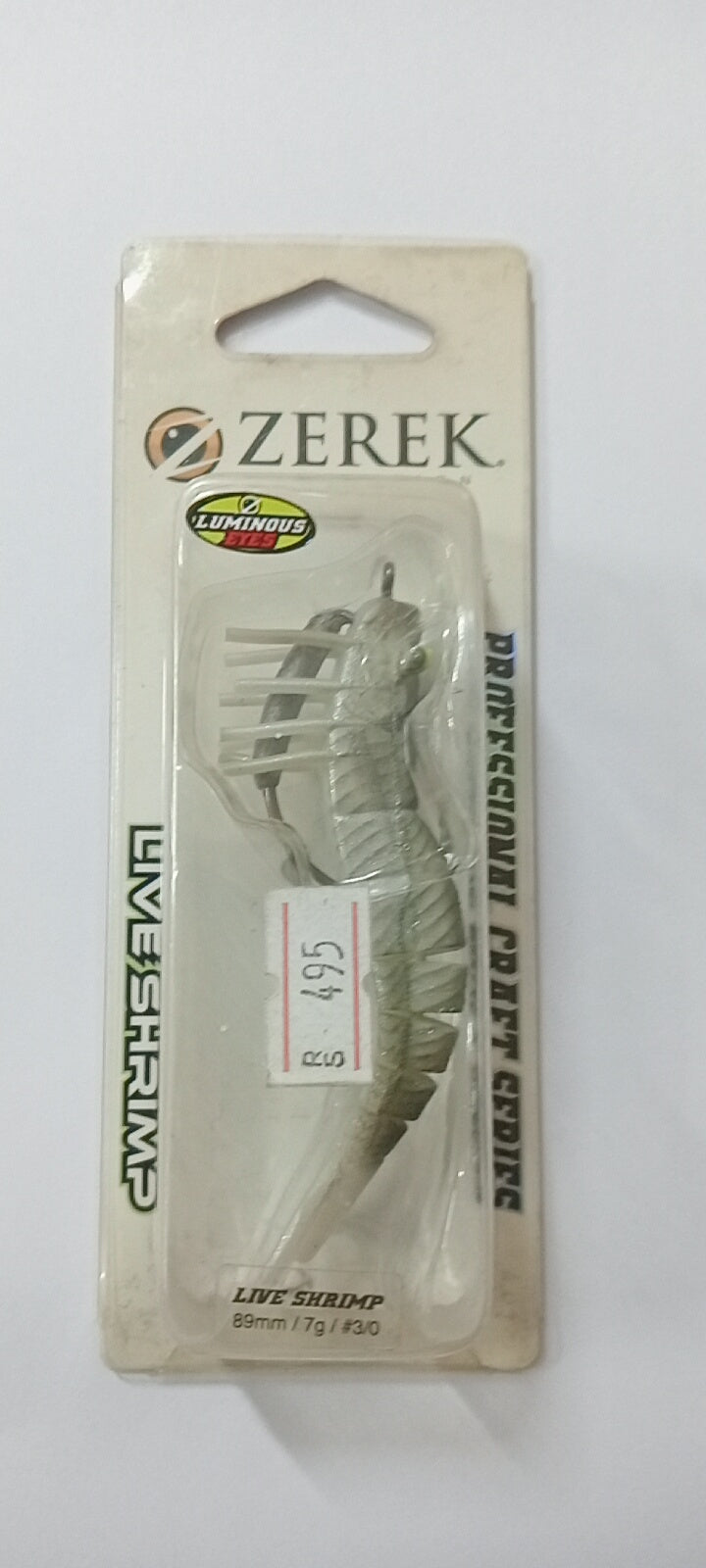 (Stock Clearance) Zerek Live Shrimp 89mm |  7g | #3/0.