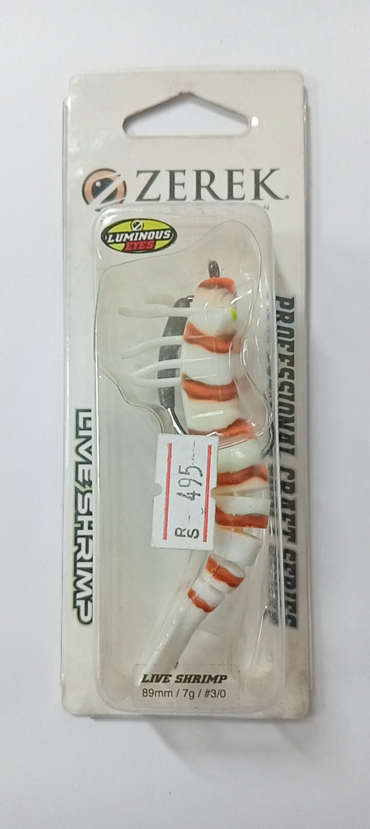 (Stock Clearance) Zerek Live Shrimp 89mm |  7g | #3/0.