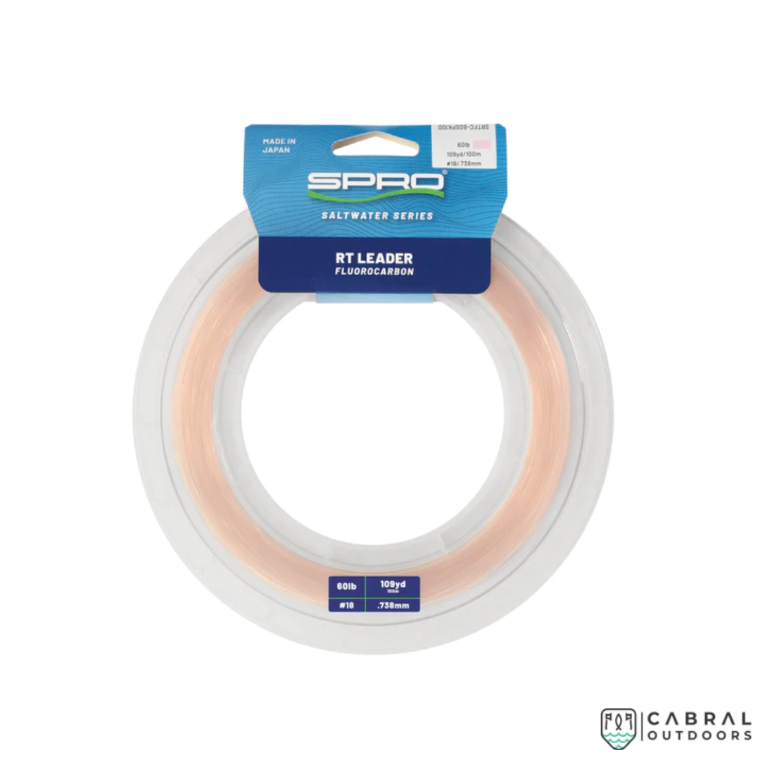 SPRO RT Leader Line | 100m | Size:40-80lb  Fluorocarbon Leader  Spro  Cabral Outdoors  