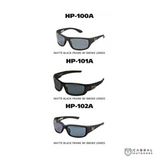 Mustad Hank Parker Polarized Sunglasses-Black Frame with Smoke Lens-HP100A-2  Accessories  Mustad  Cabral Outdoors  