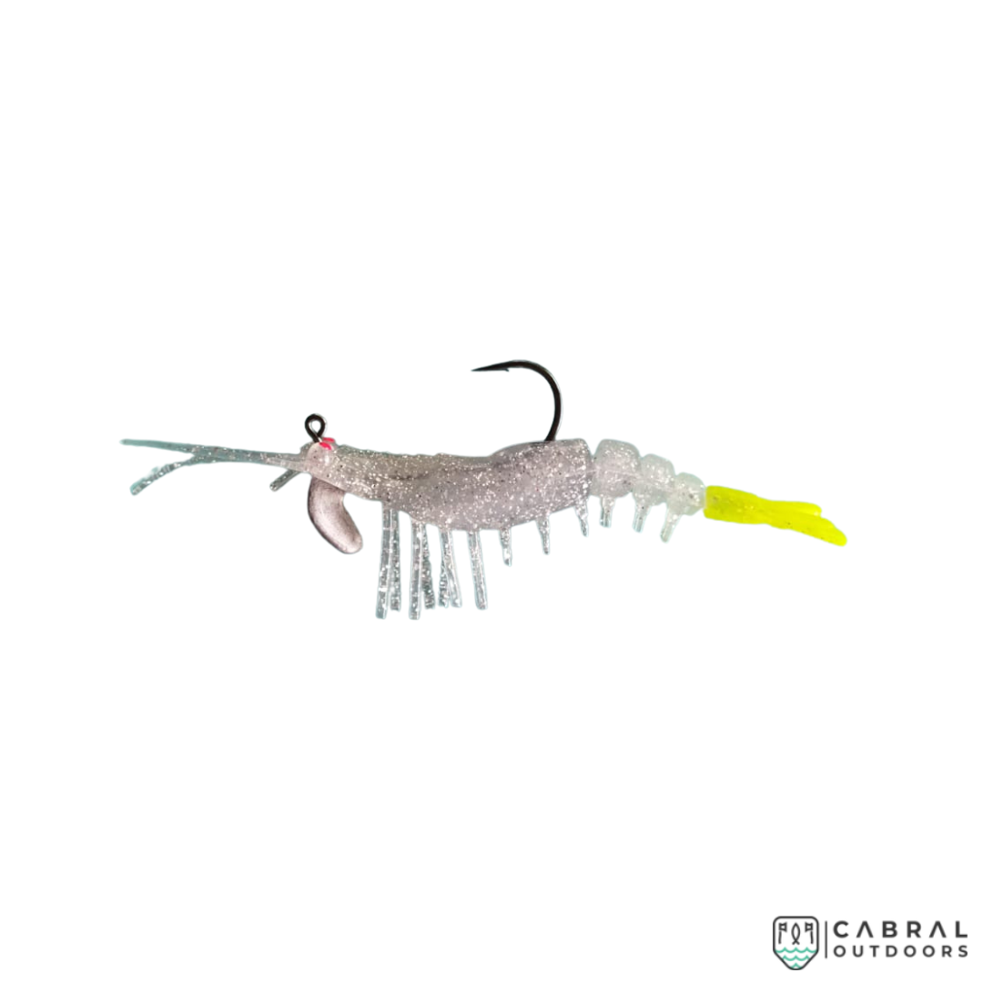 GFIN Crazy Shrimp | Pack of 2 | Size : 5 inch | 16g  Shrimp  GFIN  Cabral Outdoors  