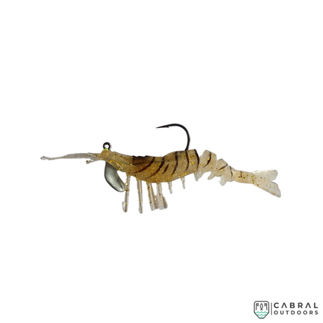 GFIN Crazy Shrimp | Pack of 2 | Size : 5 inch | 16g  Shrimp  GFIN  Cabral Outdoors  