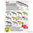 Lucana Zig Zapper  Hard Lure | Size: 11.5cm | 22.5g  Hard Lure  Lucana  Cabral Outdoors  