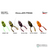 Lucana Muller Frog Lure 7cm | 21g  Hollow Body Frog  Lucana  Cabral Outdoors  
