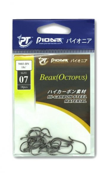 Pioneer Beak (Octopus) hooks | 9403-BN  Carp Hooks  Pioneer  Cabral Outdoors  