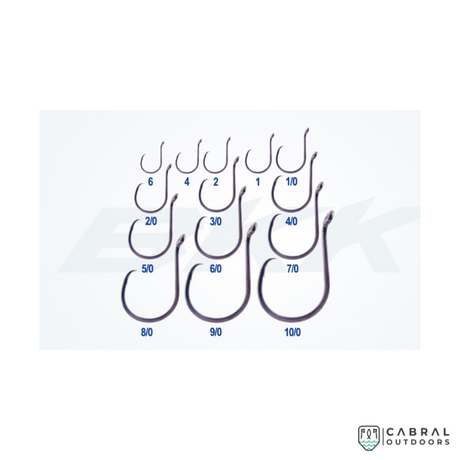 BKK SS Heavy Circle Hooks | Size: 2-10/0  Live Bait Hooks  BKK  Cabral Outdoors  