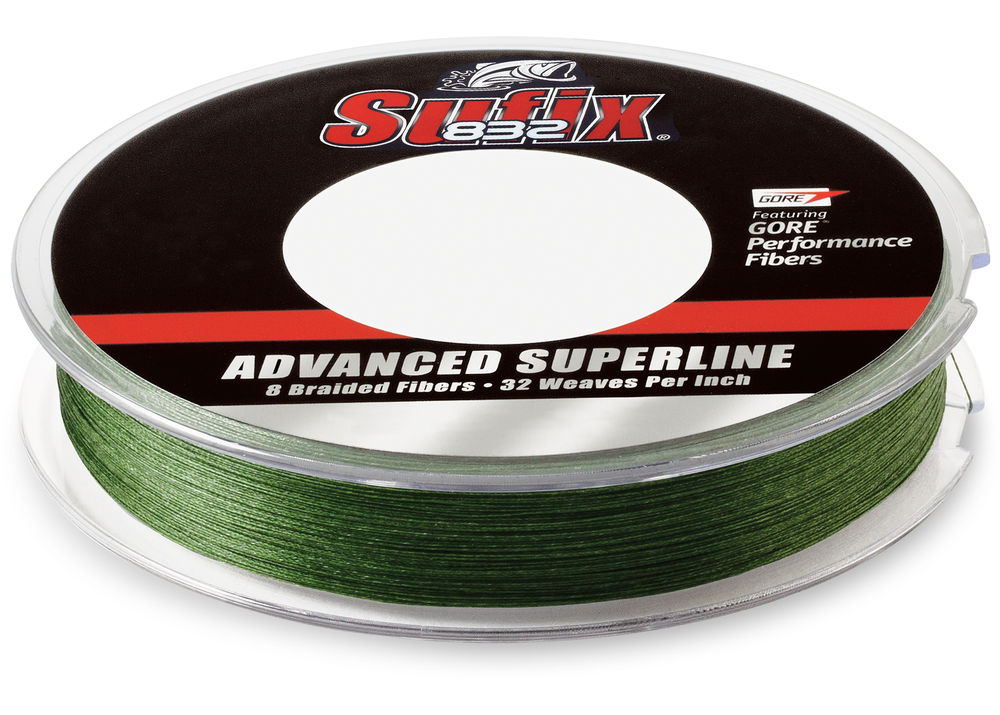 Sufix 832 Advanced Superline 250M |Vis Green  Braided Line  Sufix  Cabral Outdoors  
