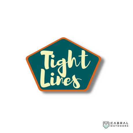 Tight Lines -1 Sticker  stickers  WaveTheory  Cabral Outdoors  