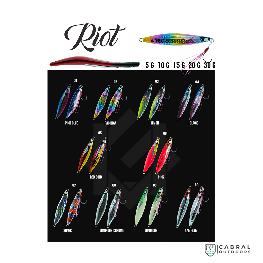 Lures Factory Riot Underground Metal Jig (with hook) | Size: 6cm
