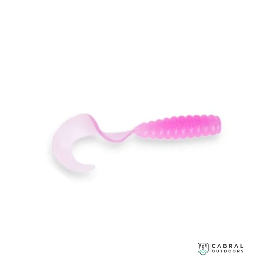 Zman GrubZ 2 inch | 1g | 8pcs/pkt  Curly Tail  Zman  Cabral Outdoors  