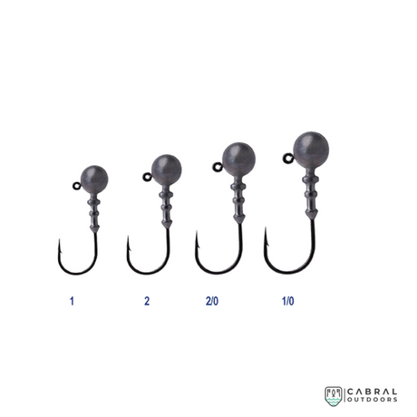 BKK Silent Chaser 0.8X Football Head Micro Jighead | Size-1-2/0  Jig Head  BKK  Cabral Outdoors  