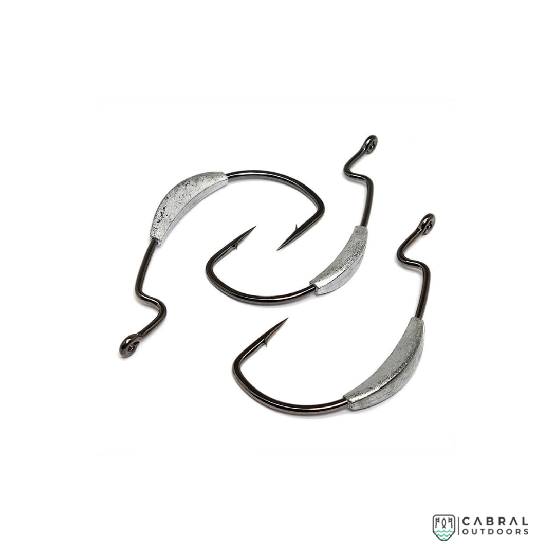 Gamakatsu EWG Monster Weighted Hook |  Size : 5/0 - 7/0  Worm hook  Gamakatsu  Cabral Outdoors  