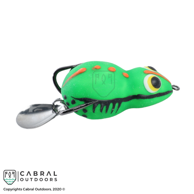 LuresFactory Combait Spinner Rakkoon Series | Size: 4cm | 6g | 1pcs/pkt  Spinners  Lures Factory  Cabral Outdoors  LuresFactory Rakkoon | Frog Lure with Spinner | Size 4cm | Weight 6g