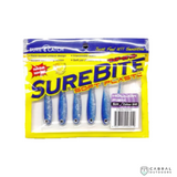 Sure Catch Sure Bite Soft Plastic Hollow Fish (6pcs) | 6cm-6.5cm  Paddle Tail  Sure Catch  Cabral Outdoors  
