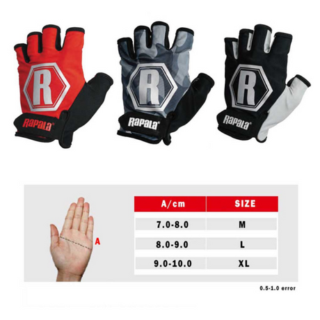 Rapala Tactical Casting Gloves-S/M/L/XL  Gloves  Rapala  Cabral Outdoors  