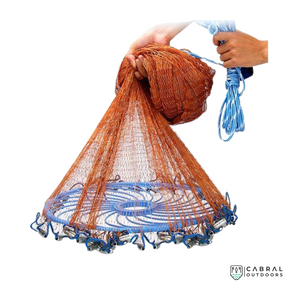 Ring Cast Net | Size: 8ft-12ft  Nets/Trap  Cabral Outdoors  Cabral Outdoors  
