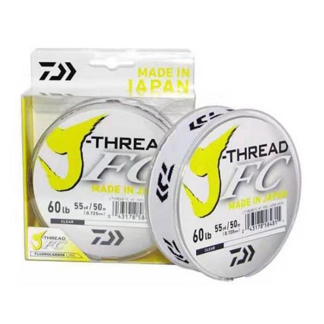 Daiwa J-Thread FC Fluorocarbon Leader Line 60LBS  Leader  Daiwa  Cabral Outdoors  