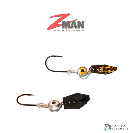 Zman Eyestrike ChatterBait Mustadhook 1/2oz Size 4/0 2pcs/pkt  Jig Head  Zman  Cabral Outdoors  