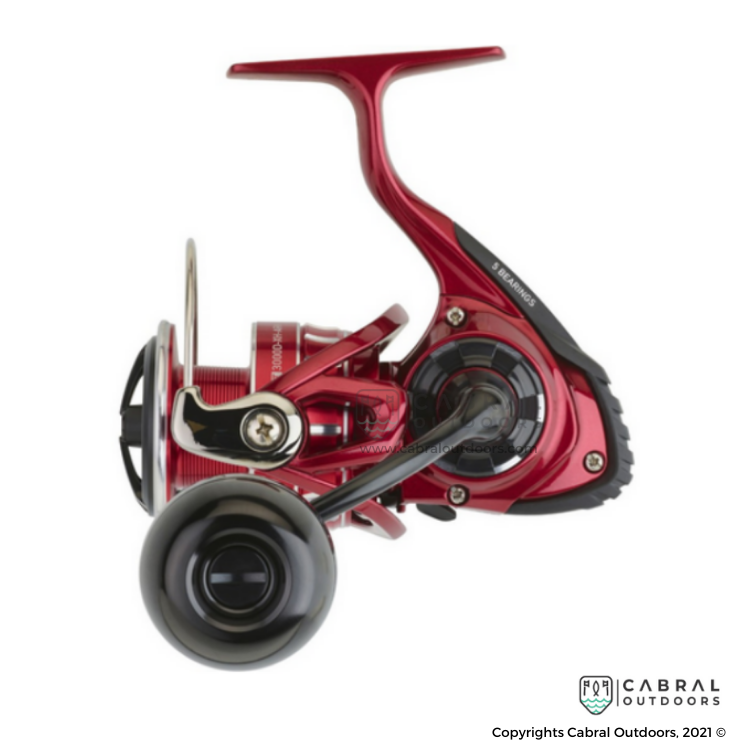 daiwa bradia 4000 spinning reel BGRR LT4000D-C-ARK || LT6000D-ARK Crafted with an ultra Top 8 Baitcaster Reels Color:Grey Red Shows_Fishing Spots