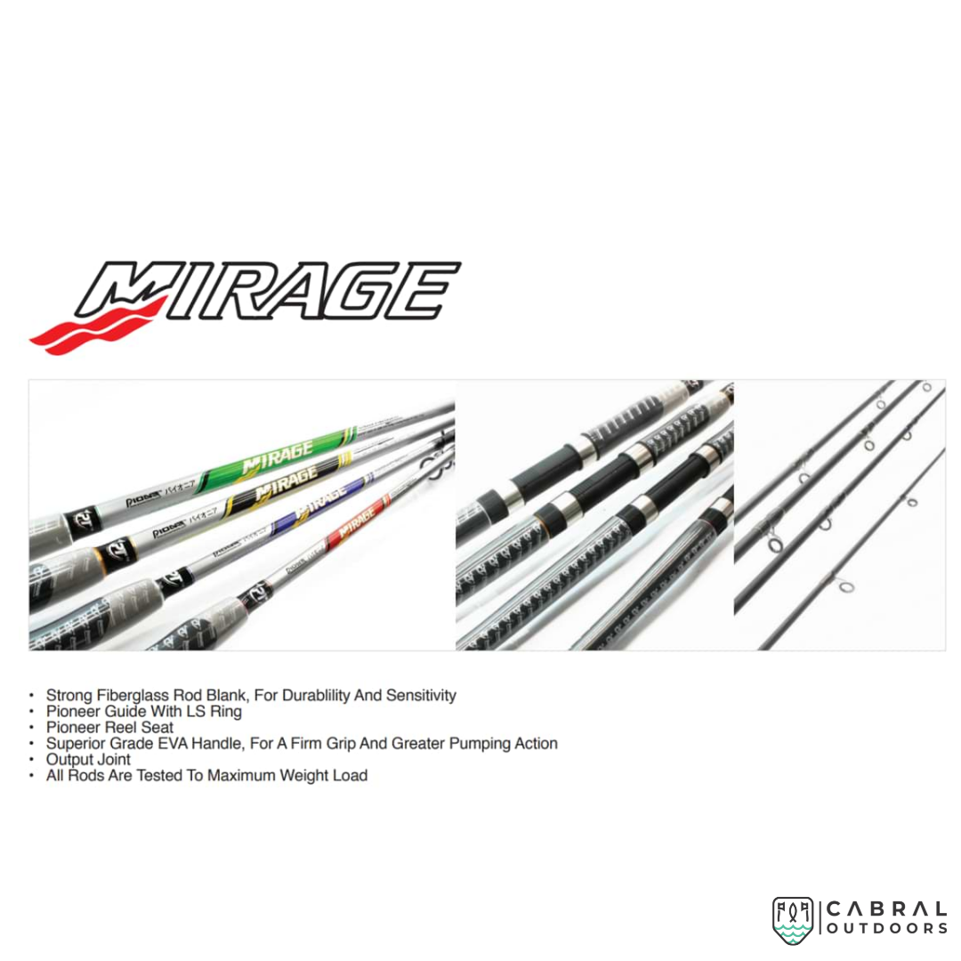 Pioneer Mirage Plus 8ft-9ft Spinning Rod  Spinning Rods  Pioneer  Cabral Outdoors  
