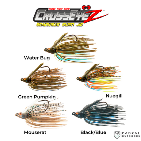 CrossEyeZ Snakehead Swim Jig | 3/8 OZ | 1 pc/pkt  Spoons and Spinners  Zman  Cabral Outdoors  