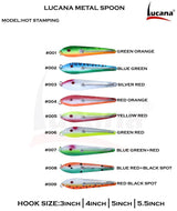 Lucana Hot Stamping Metal Spoons  Spoons  Lucana  Cabral Outdoors  