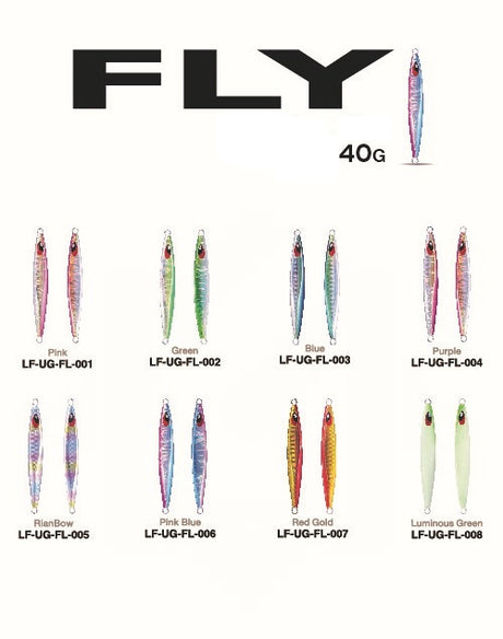 Underground Metal Jig Fly 9cm | 40g (No Hooks)  Jigs  Lures Factory  Cabral Outdoors  