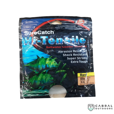 Sure Catch  Hi-Tensile Salt Water Leader Material | 25-150 lbs | 20-50m | 0.65mm-1.50mm.  Monofilament Leader  Sure Catch  Cabral Outdoors  