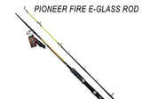 POS Pioneer Fire E-Glass 6ft -10ft Spinning Rod  Spinning Rods  Pioneer  Cabral Outdoors  