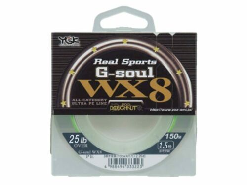 YGK Real Sports G-soul WX8  PE Braided line | 25lb | 150m japan  Braided Line  YGK  Cabral Outdoors  